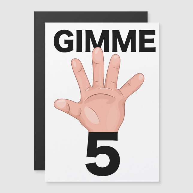 Gimme 5 (Fram/baksida)