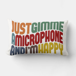 Gimme A Microphone Lumbarkudde