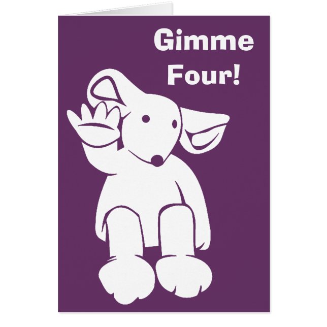 Gimme fyra kort (Framsidan)