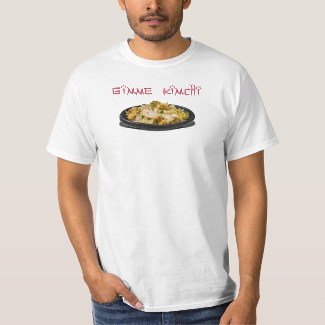 Gimme Kimchi Kimchi älskareskjorta T-shirt (Framsida)