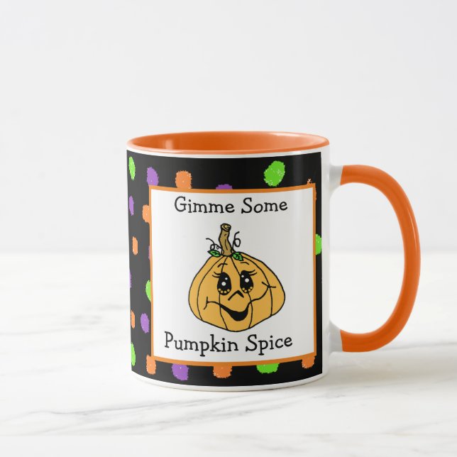 Gimme lite Pumpkin Spice, Halloween Mugg (Höger)