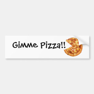 Gimme Pizzabildekal Bildekal
