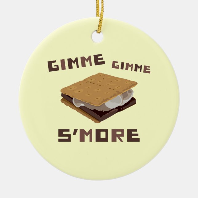 Gimme S'more Julgransprydnad Keramik (Framsidan)