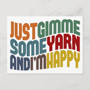 Gimme some Yarn Vykort