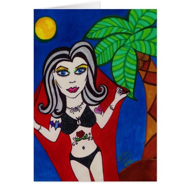 "Gimme Sunscreen ", Hälsningskort (Framsidan)