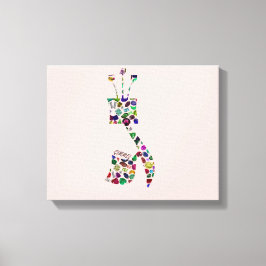 Gimmel - Hebrew Brev Canvastryck