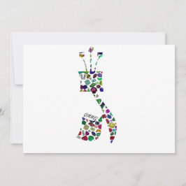 Gimmel - Hebrew Brev Inbjudningar