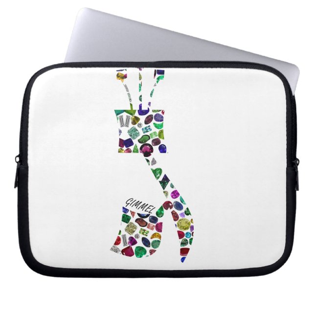 Gimmel - Hebrew Brev Laptop Fodral (Framsidan)