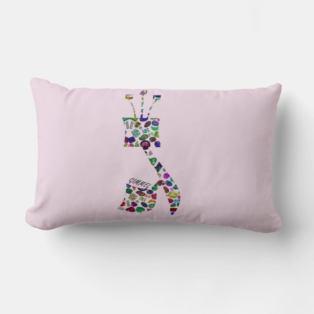 Gimmel - Hebrew Brev Lumbarkudde (Framsida)