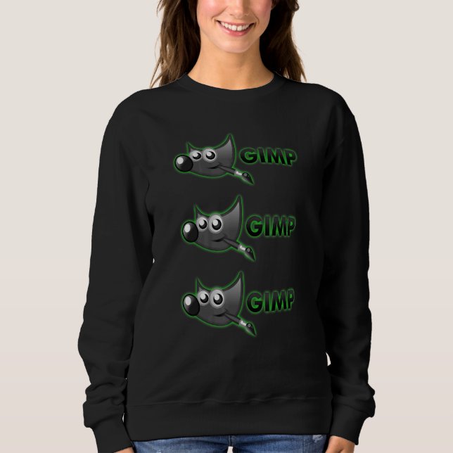 Gimp Graphics Editor-designers konstnärer Illustra T Shirt (Framsida)