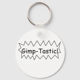 gimp-tastisk nyckelkedja nyckelring