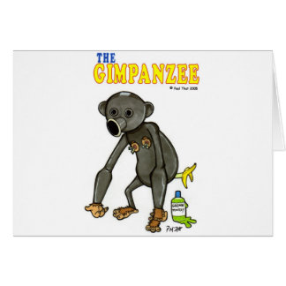 Gimpanzeen Hälsningskort