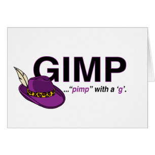 GimpPimpkort Hälsningskort