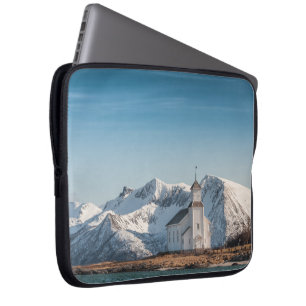 Gimsoy Church Lofoten Norge Laptop Fodral