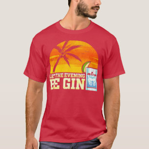 Gin Älskare Cocktail Party Gin Tonic Juniper Vinta T Shirt