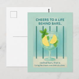 Gin Älskare Kort | Skål Cocktail Humoristisk