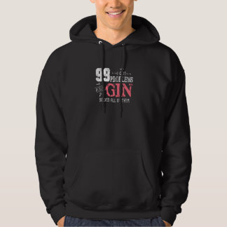 Gin Drinker-citat Hoodie