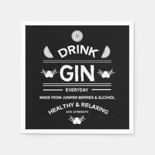 Gin Drinkers   Kärlek Gin   Hemdekret   Pub Servin Pappersservett