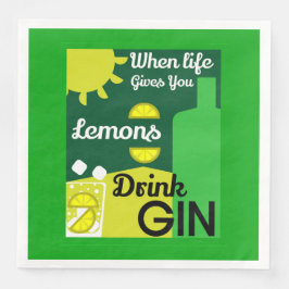 Gin Drinkers | Kärlek Gin | Hemdekret | Pub Servin Pappersservett