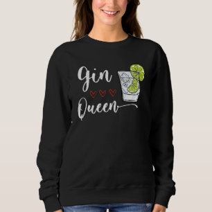 Gin Heart Queen lät kvällarna bli För manar Wom T Shirt