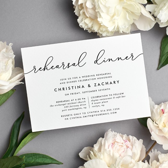 Gin Lane | Rehearsal Dinner Invitation Inbjudningar (Skapare uppladdad)