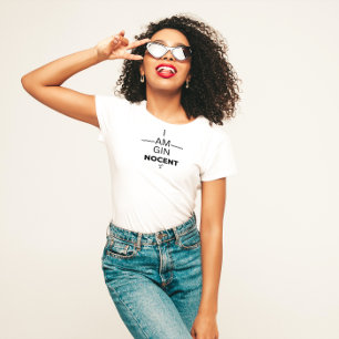 Gin Nocent Dam V Nacke T-Shirt