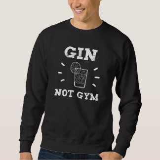 Gin Not Gym Say Gin Gym Lång Ärmad Tröja