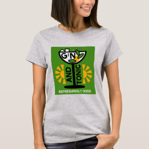Gin- och tennkonst t shirt