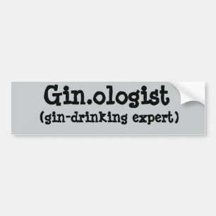 Gin.ologist-bildekal Bildekal