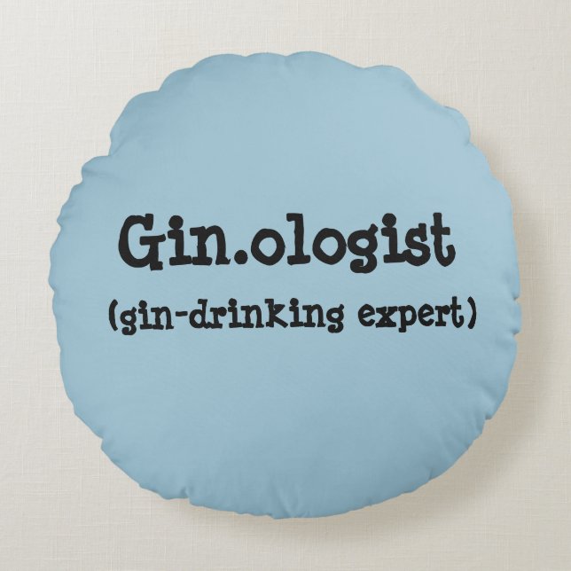 Gin.ologist Rund Kudde (Framsidan)