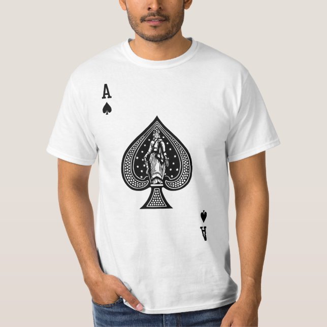 Gin rummy Bicycle Spelkort  T Shirt (Framsida)