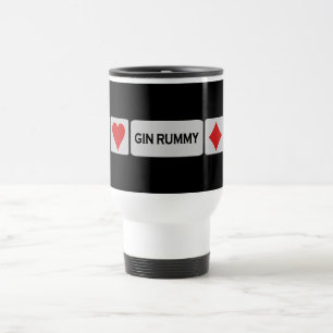 Gin Rummy mugg - välj stil & färg