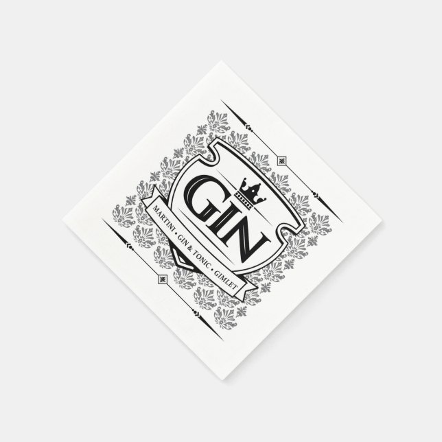 Gin-servetter Pappersservett (Hörn)