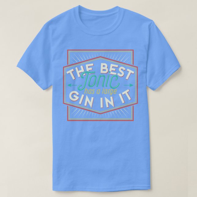 Gin Tonic 5 T Shirt (Design framsida)