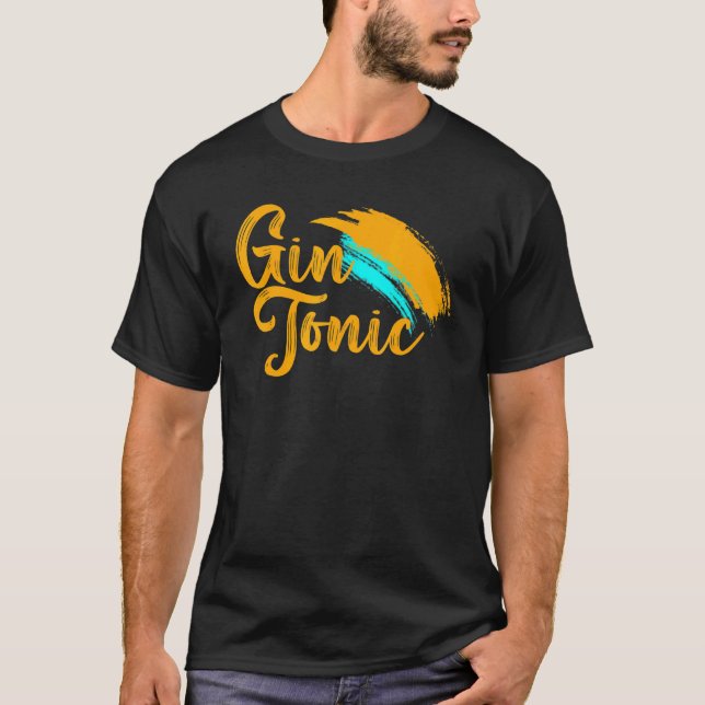 Gin Tonic Gin Nightlife Klubb För manar Kvinnor T Shirt (Framsida)