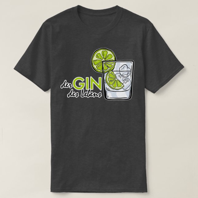 Gin Tonic Longdrink Drinker Party JGA Gift 1 T Shirt (Design framsida)