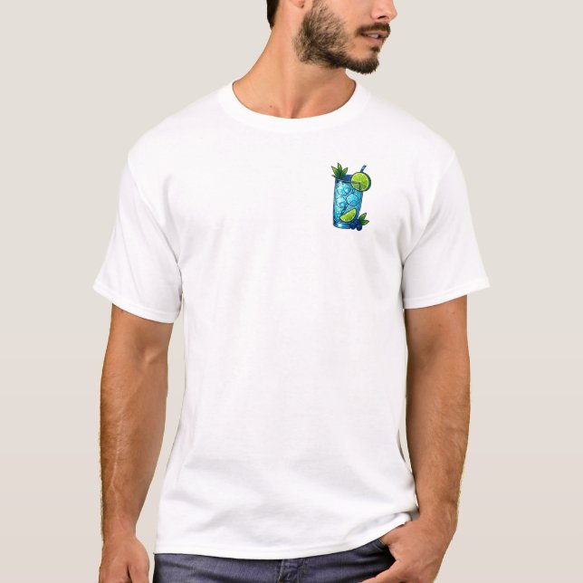 Gin Tonic T-Shirt – Crisp Botanical Cocktail (Framsida)