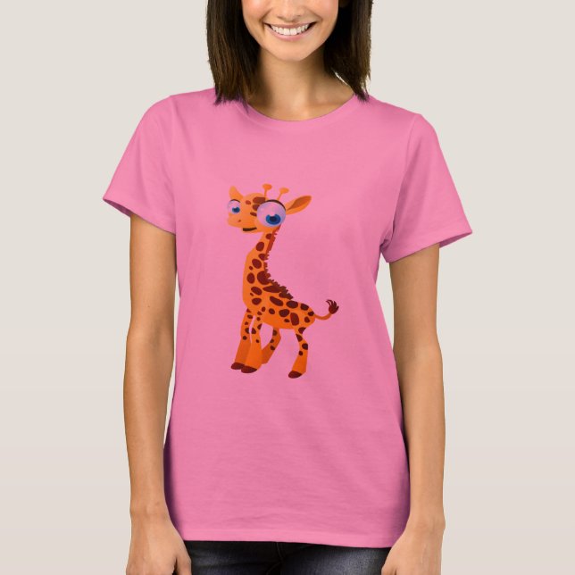 Gina girafftShirten Tee Shirt (Framsida)