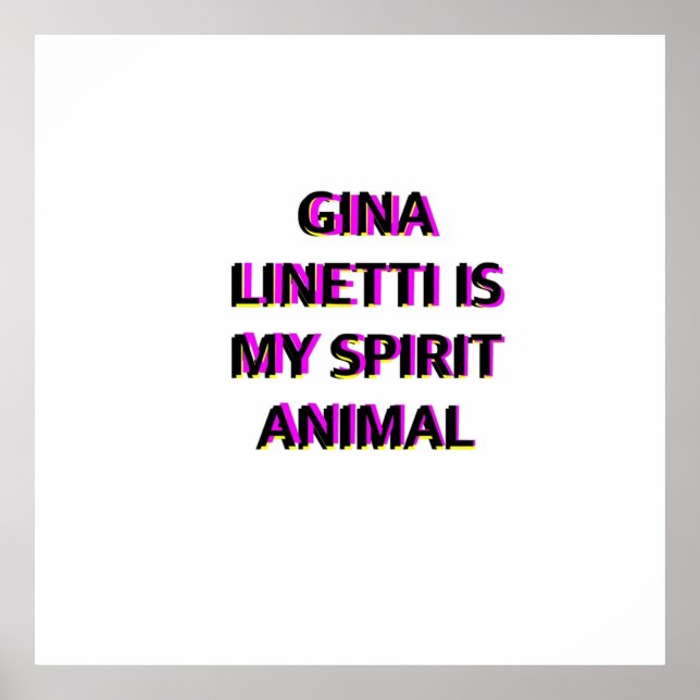 Gina Linetti Brooklyn 99 Spritdjur Poster (Framsidan)