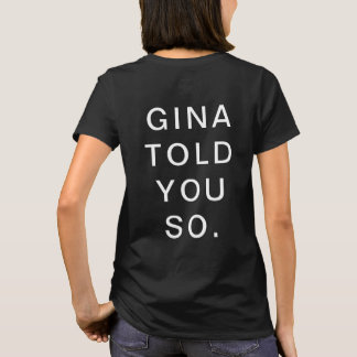 GINA SA DET. T SHIRT