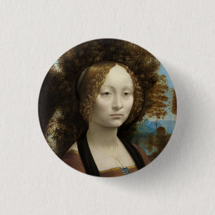 Ginevra de' Benci av Leonardo Da Vinci Knapp