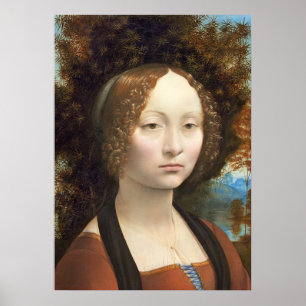 Ginevra de Benci, C. 1474 - 78 Poster
