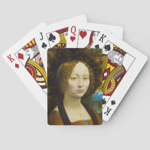 Ginevra de'Benci av Leonardo da Vinci Casinokort