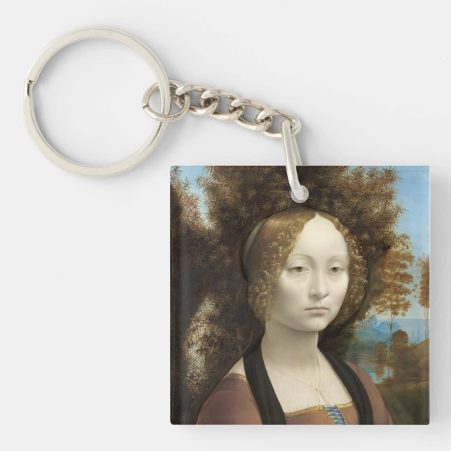 Ginevra de'Benci Leonardo da Vinci (Framsidan)
