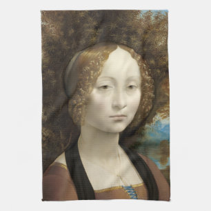 Ginevra de'Benci Leonardo da Vinci Kökshandduk