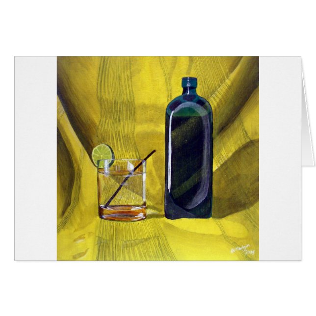 GinFizz Hälsningskort (Framsidan Horizontal)