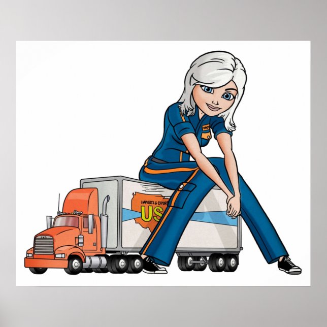 Ginfomica Susan Murphy från Monsters vs. Aliens Poster (Framsidan)