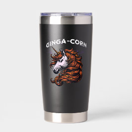 Ginga-Corn Funny Ginger Unicorn Design