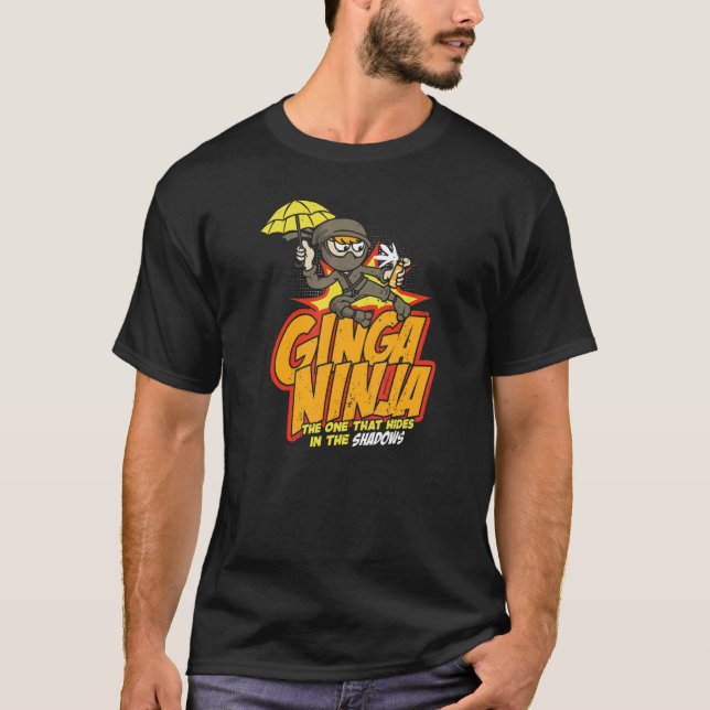 Ginga Ninja for Red Head & Gingers T Shirt (Framsida)