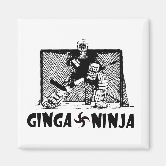 Ginga Ninja - Hockey Goalie Magnet (Framsidan)